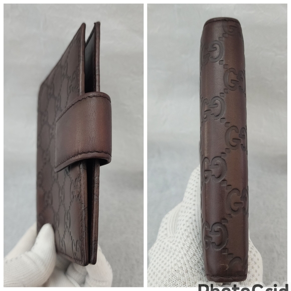 Auth Gucci Guccissima Agenda/Diary Planner Wallet Unisex - Picture 8 of 8